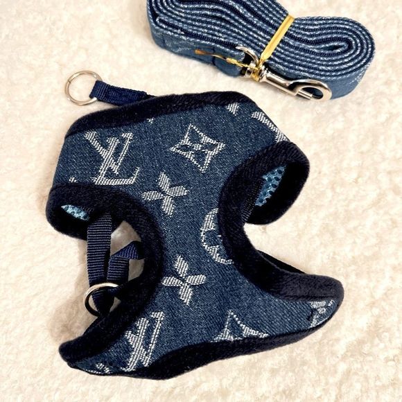 Stylish LV Doggie Harness Set - Picture 9 of 10